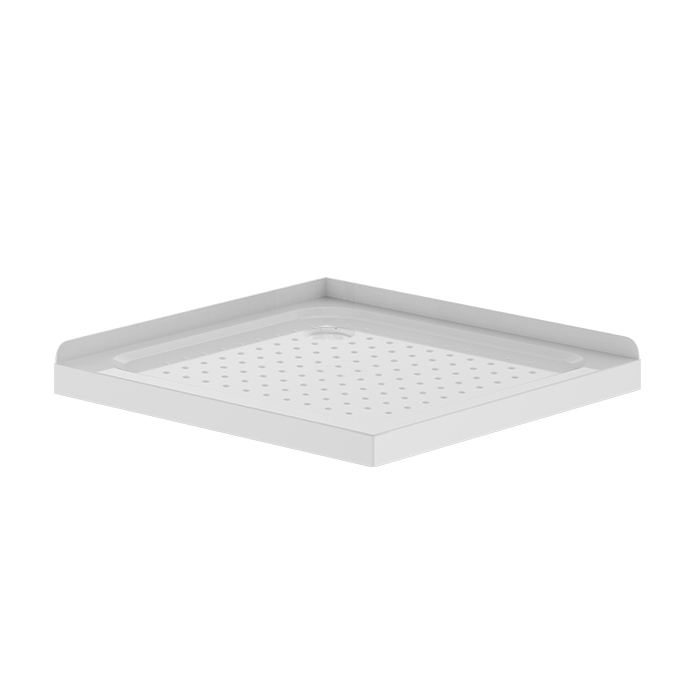 SHOWER TRAY 900MM SQUARE CORNER WASTE