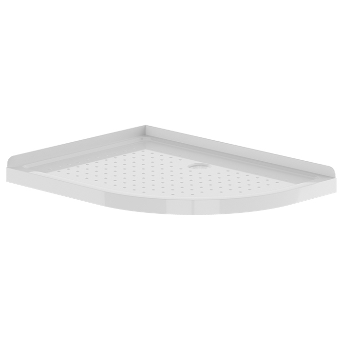 SHOWER TRAY 1200MM ASYMMETRICAL ROUND LEFT