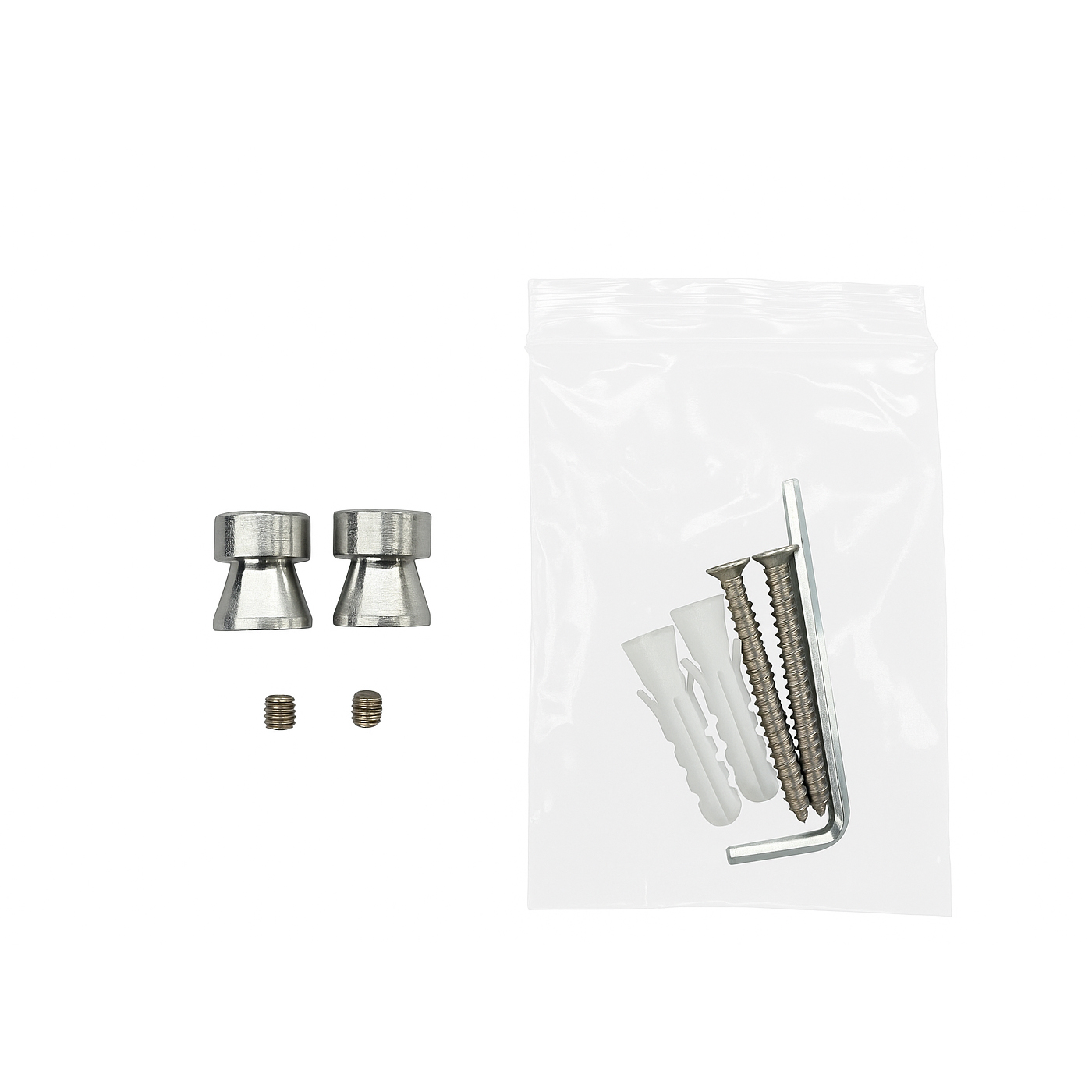 CALORA SINGLE RAIL FIXING KIT