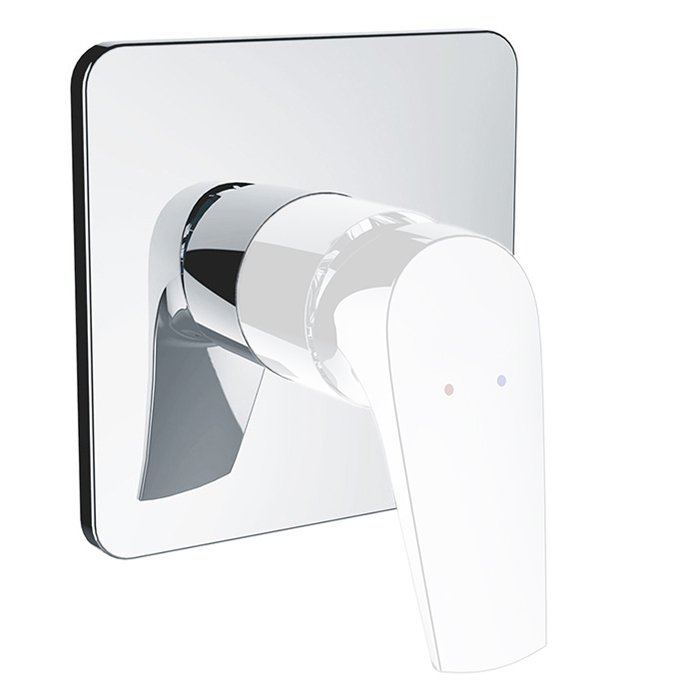 SIMPLICITY SHOWER MIXER FACEPLATE CHROME