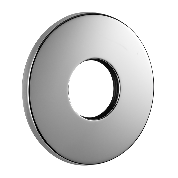 SMALL ROUND FACEPLATE FOR 45MM CARTRIDGE CHROME
