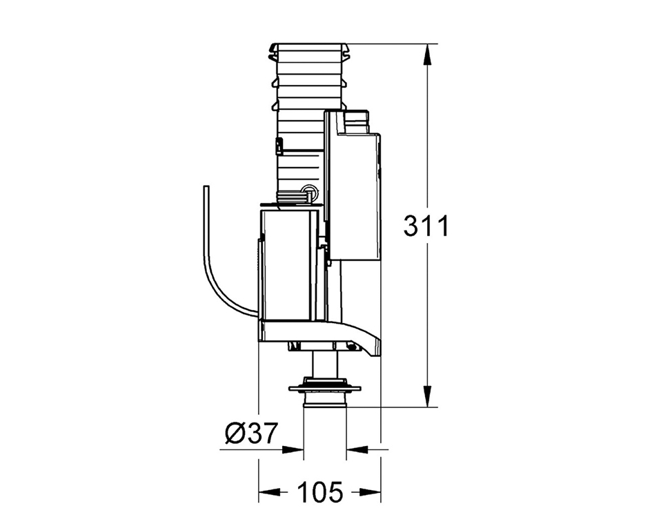 GROHE QuickFix - Start Cube - Réserve De Papier - Finition Supersteel 40979dc0 A Visser Ou A Coller 88669210