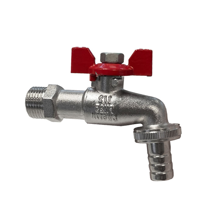 Arco Right Angle Ball Valve Mini Stop with Non Return Check Chrome