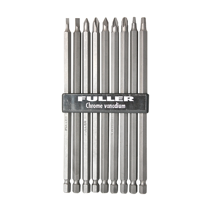 FULLER SINGLE END POWER BIT SET 150MM 9PC