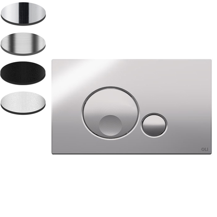 GLOBE MECHANICAL PUSH PLATE DUAL FLUSH