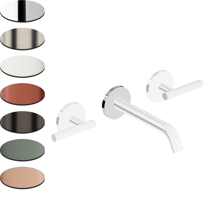 PAN 3TH WALL BASIN MIXER SPOUT FLANGE